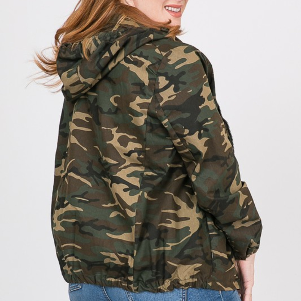 PLUS SIZE CAMO JACKET - Picture 3 of 3